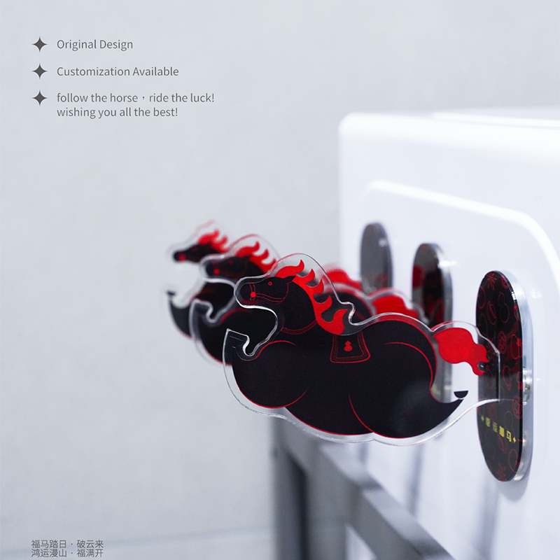 贪吃猫文创2026马年好运挂件新年吉祥创意家居装饰礼品