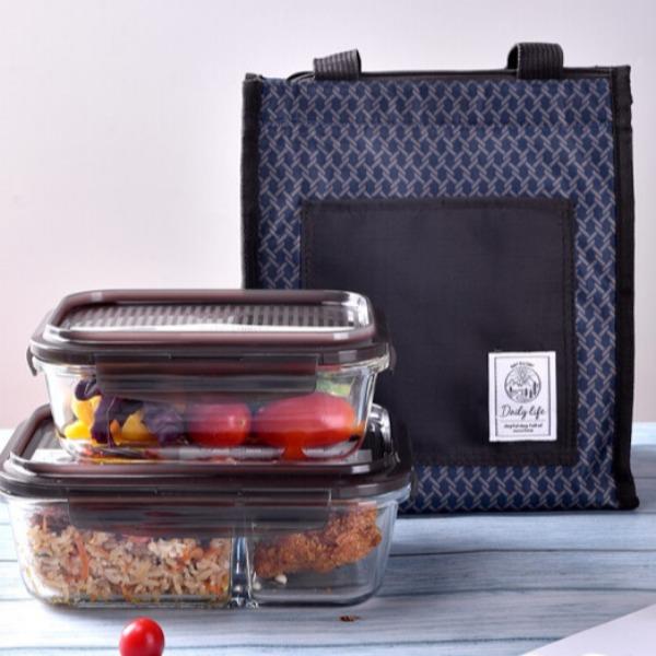 乐扣耐热玻璃保鲜盒便当包套装 LLG991CS102