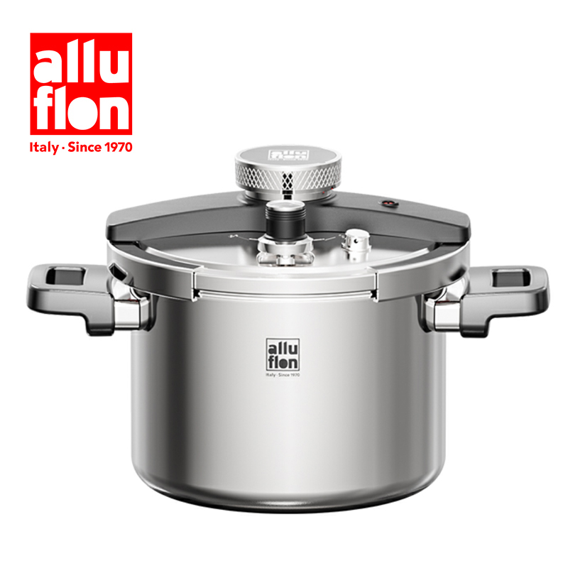 Alluflon阿路弗仑海德堡一键开合复合钢压力锅6L