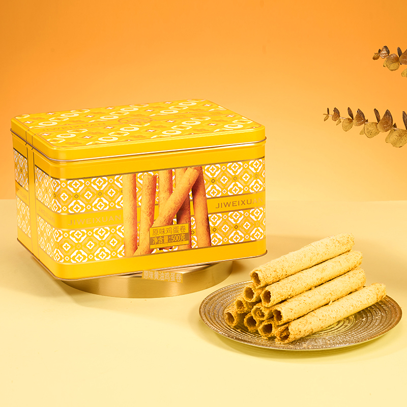 集味轩原味黄油鸡蛋卷礼盒500g