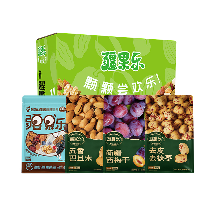 疆果乐新疆印象·坚果盛宴礼盒(小号A款)770g/袋