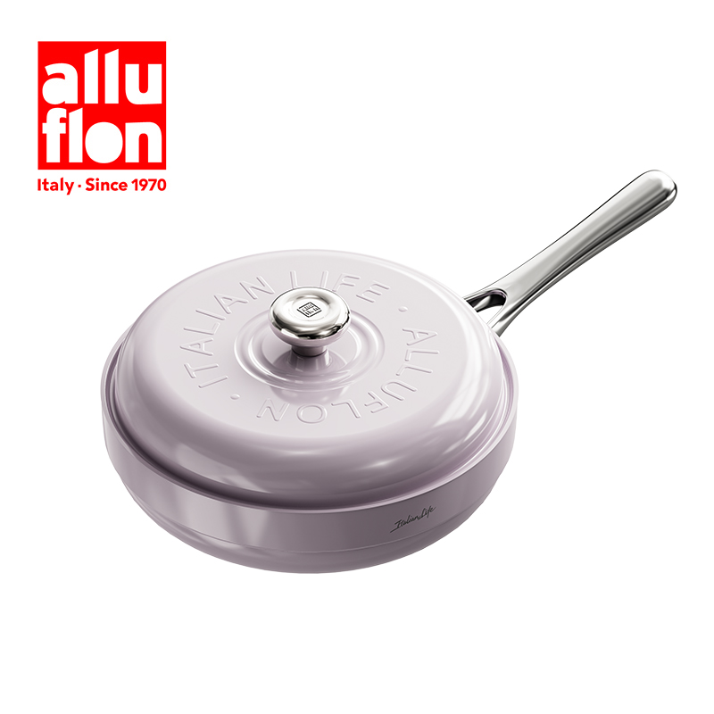 Alluflon阿路弗仑阿尔贝罗钛瓷炒锅32cm（椰紫）