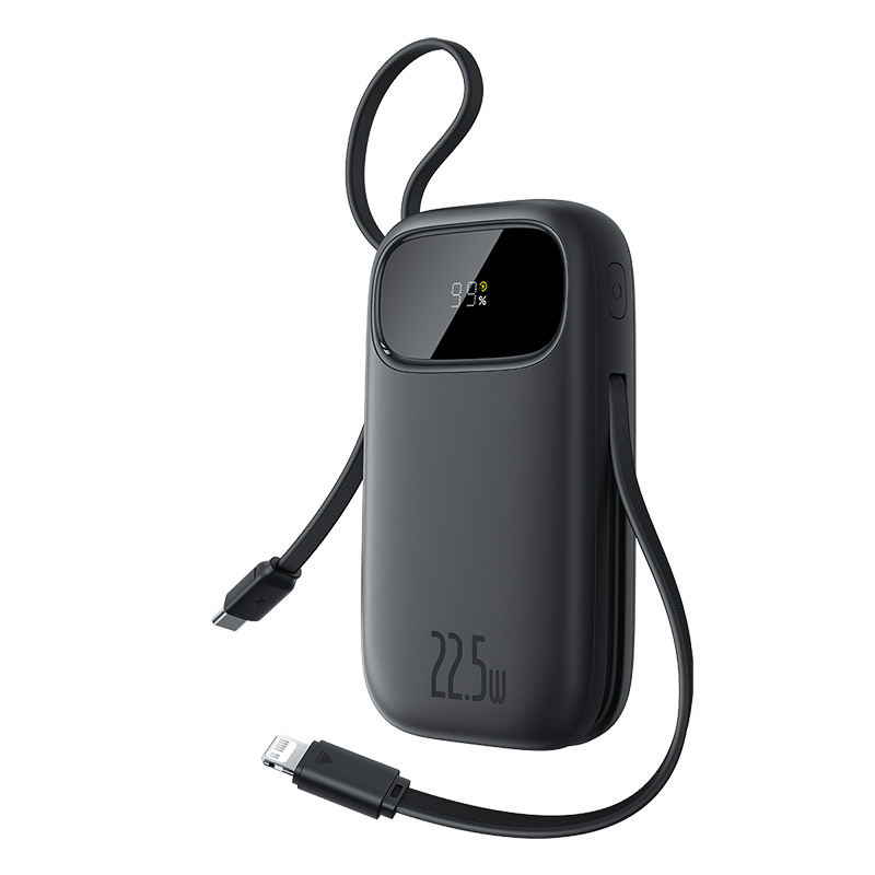 倍思Q电3数显快充移动电源双线版10000mAh22.5W