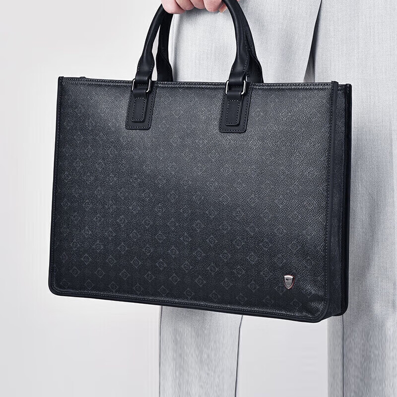 七匹狼男士通勤商务大容量公文包电脑包PD114660-6