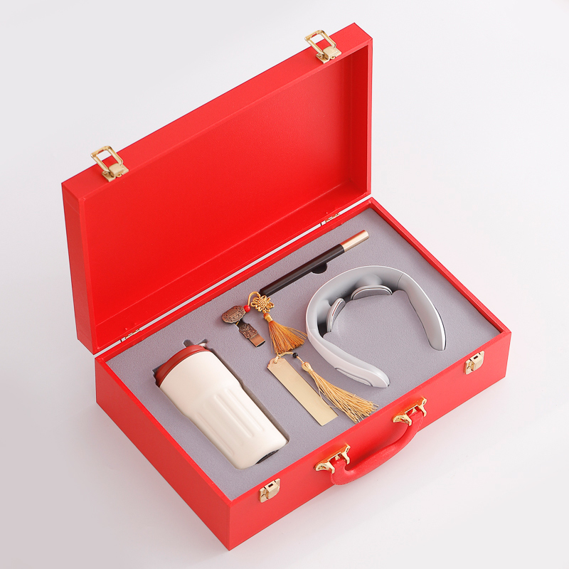 鹏翼筋膜枪/颈椎仪商务5件套