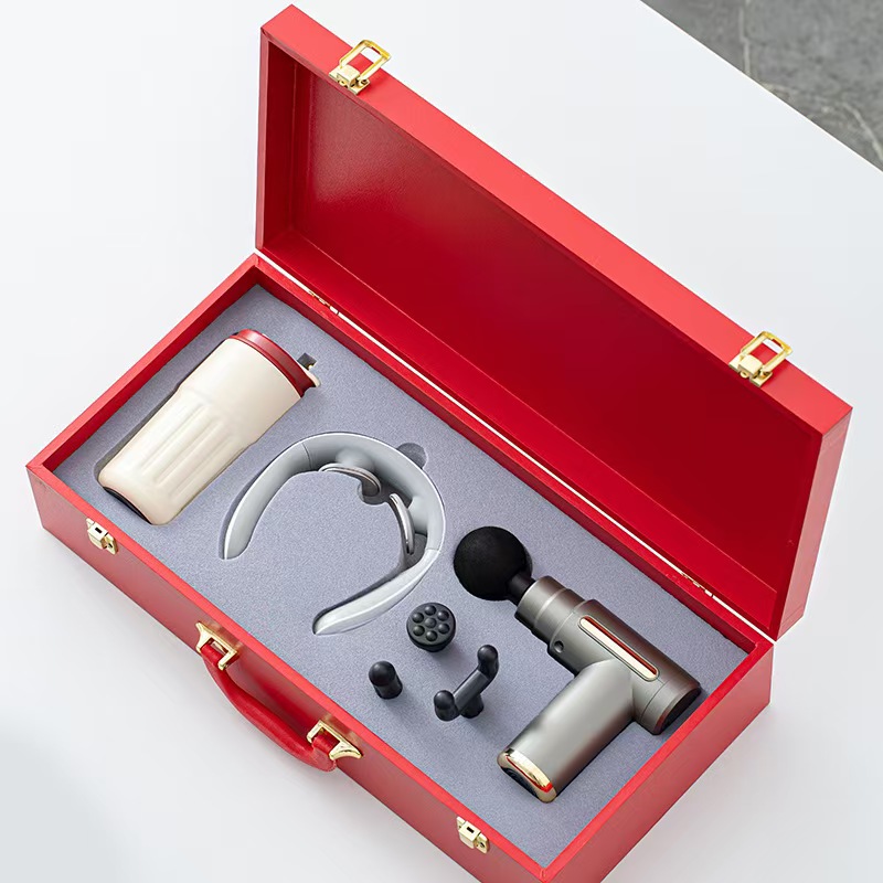 鹏翼筋膜枪温显杯颈椎仪3件套