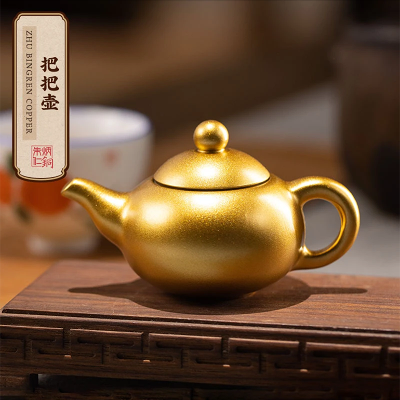 朱炳仁铜把把壶C070123120061