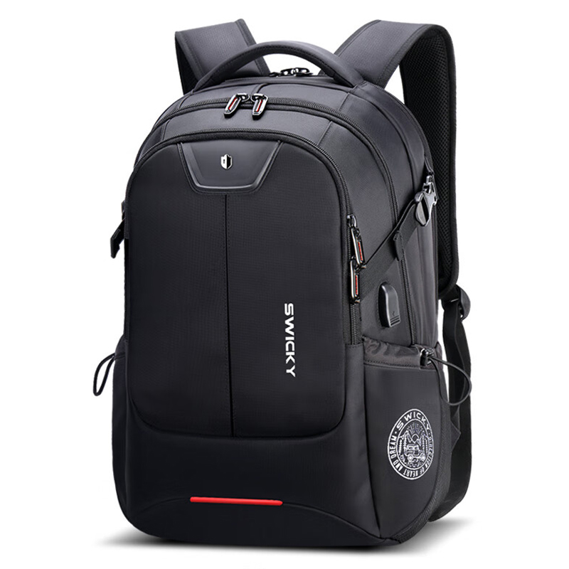 SWICKY双肩背包81407盾牌款黑色大号