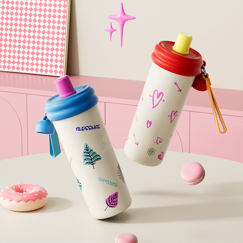 博堡雾屿吸管保温杯BWYB-600