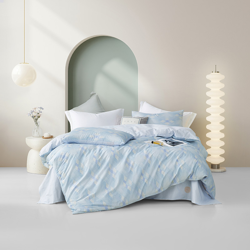 罗莱蓝韵交织全棉四件套200*230cm