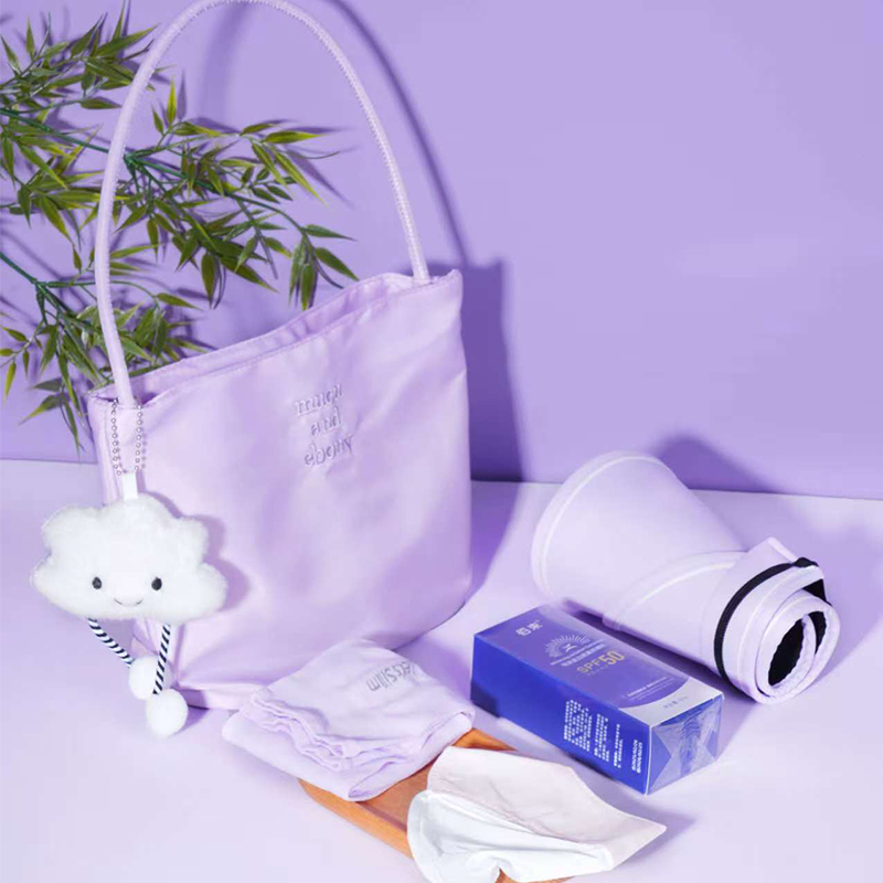 绝绝紫云朵托特包防晒套装