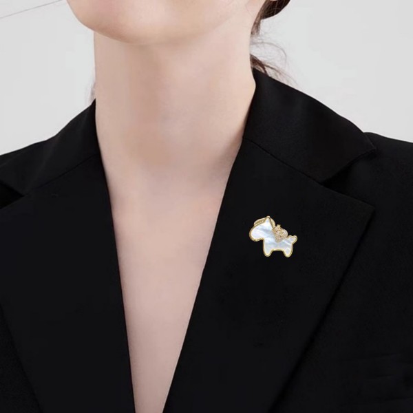 聚运鑫马上福到小马胸针女性好礼
