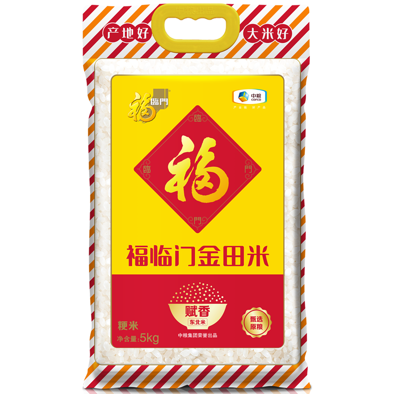 中粮福临门金田米赋香东北米5kg