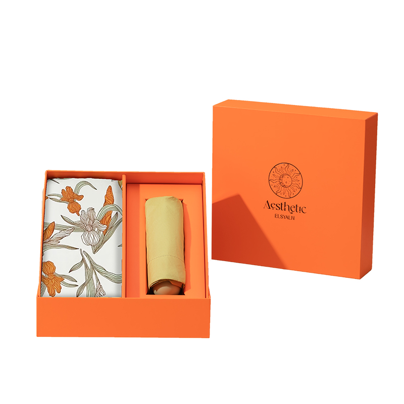 艾丝雅兰A-ZH2204摩登方巾五折伞套装