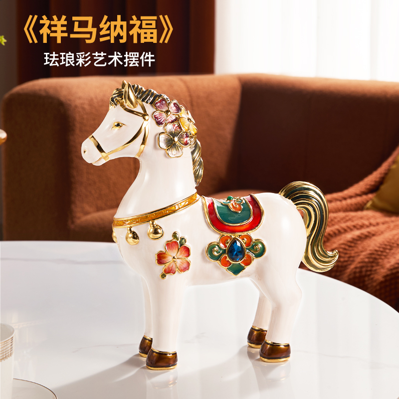 锦驹繁花马年乔迁新居礼品