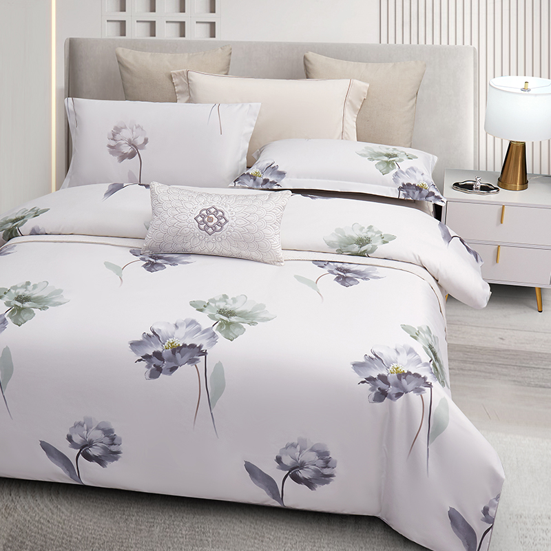 南方寝饰墨韵东方四件套S02025001