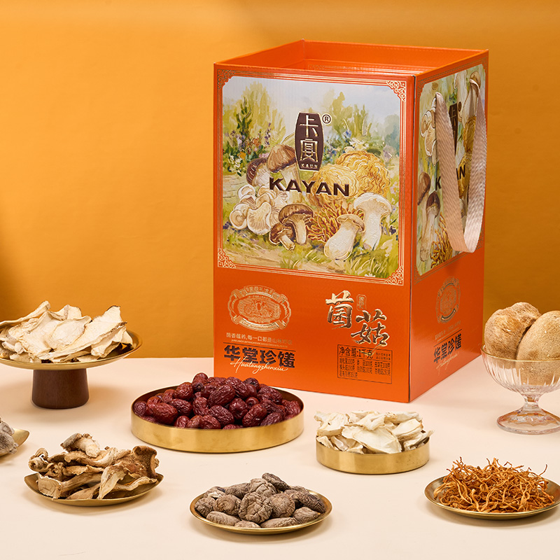 卡宴华堂珍馐山珍干货礼盒1000g