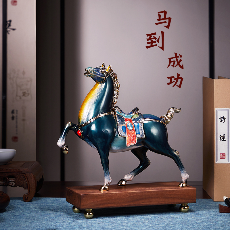 马到成功-青客厅办公室摆件商务礼品