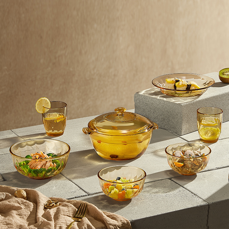 佰乐扣星镜高硼餐具七件套