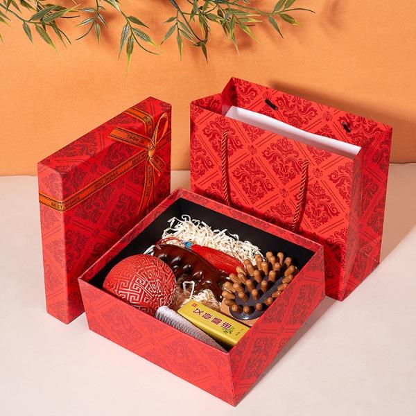 承夏红粉佳人按摩舒压套装礼盒