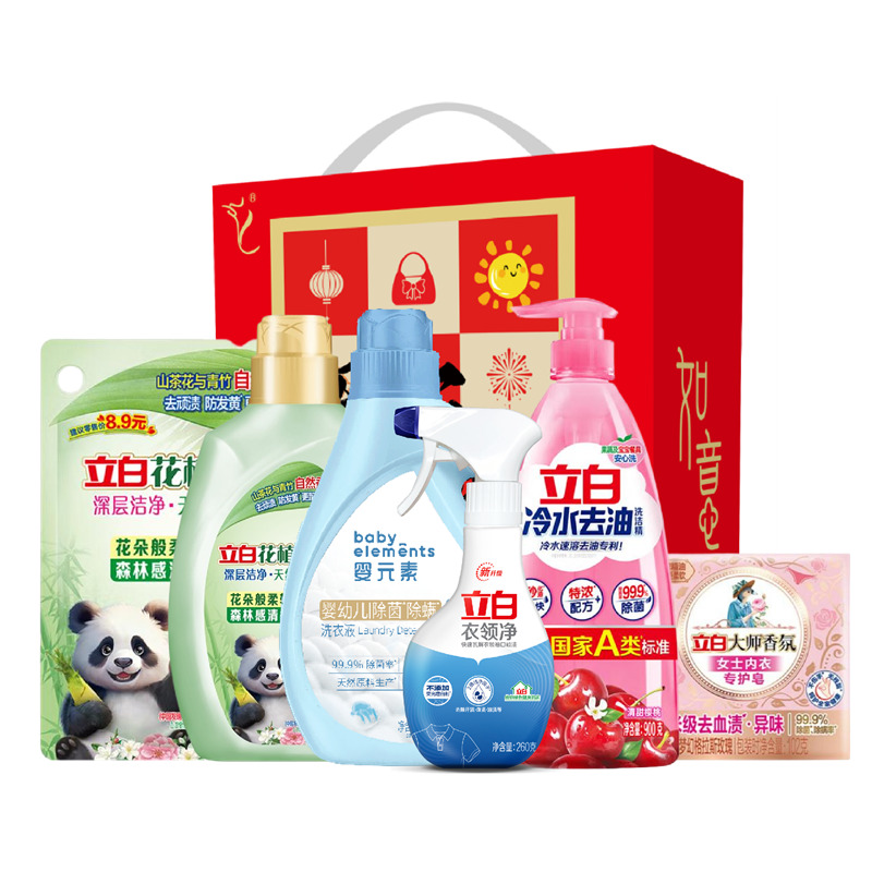 立白马上有钱洗护组合套装-D款3212g