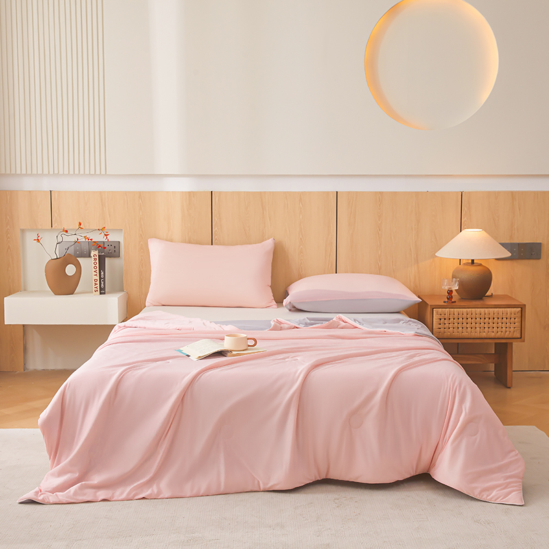 花花公子-家纺-云母氨纶凉感丝夏被空调被夏凉被