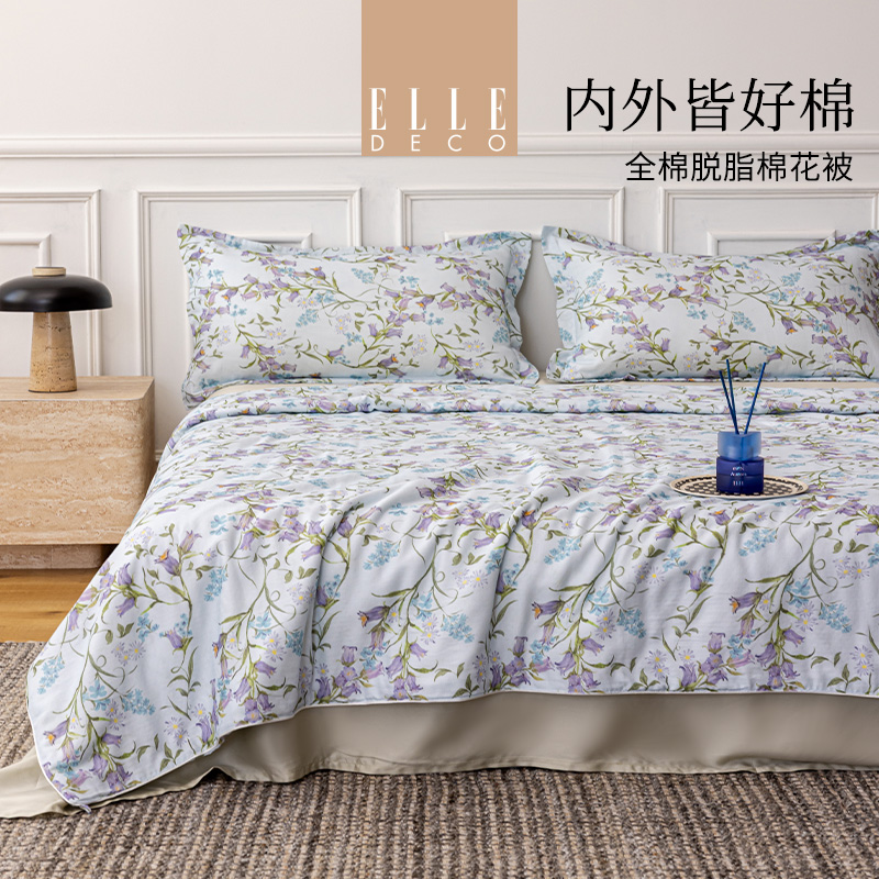 法国ELLEDECO全棉棉花夏被-风铃絮春
