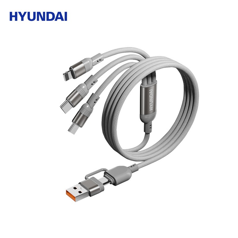 HYUNDAI100W二拖三快充数据线YH-NB011