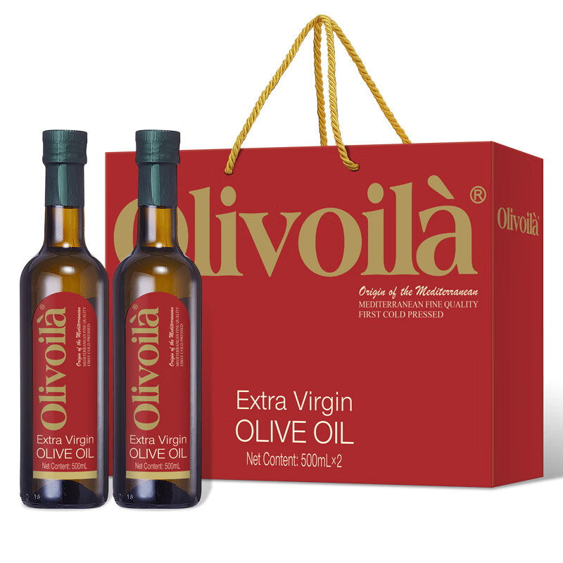 特级初榨橄榄油（红标）500ml*2礼盒