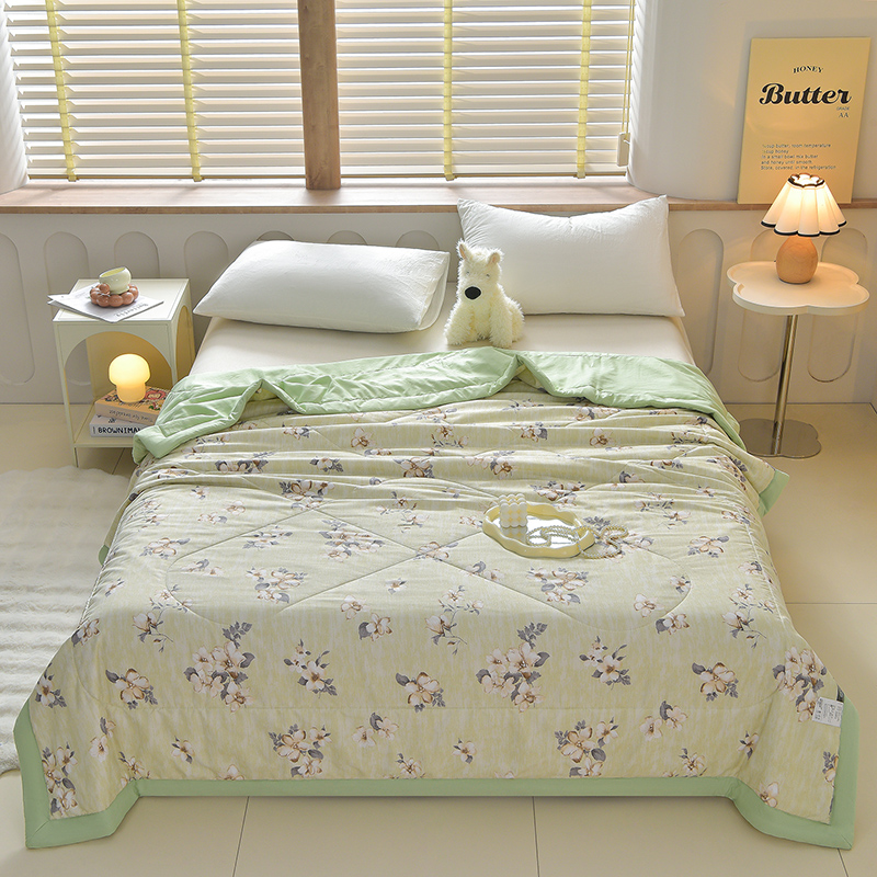 花花公子-家纺-云朵棉印花夏被空调被被子被芯夏凉被