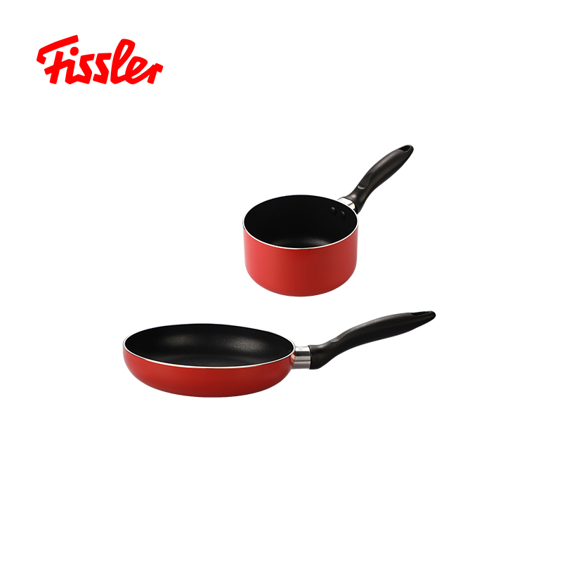 菲仕乐14厘米不粘奶锅煎锅套组EMF-AL141V001-R