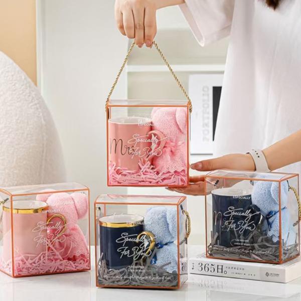 锦知兴-轻奢金口杯毛巾熊套装