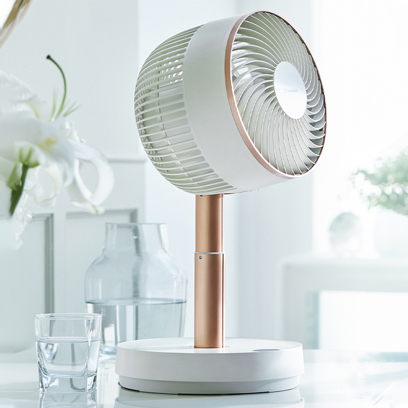 艾美特潘多拉户外便携充电风扇CA18-RD49白