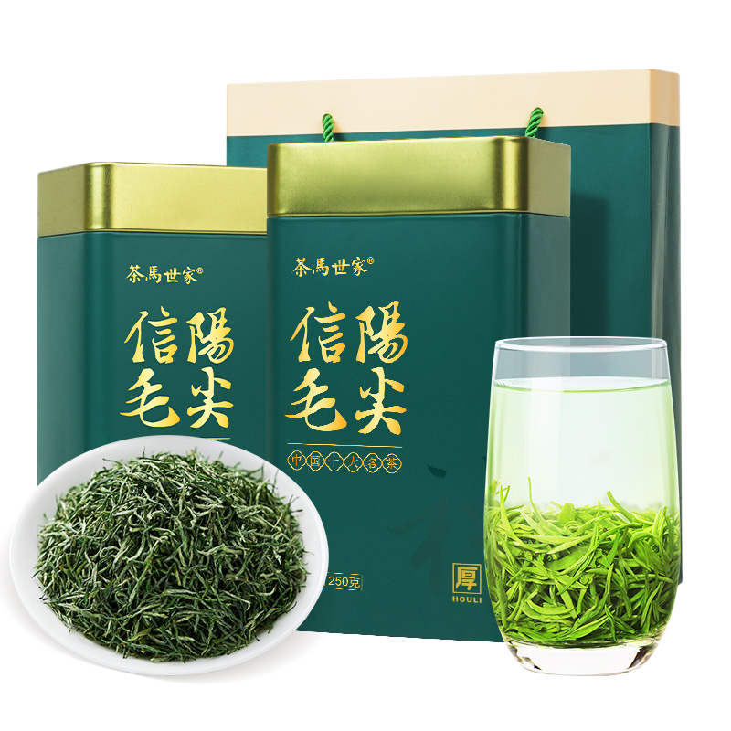 茶马世家信阳毛尖双罐装500g