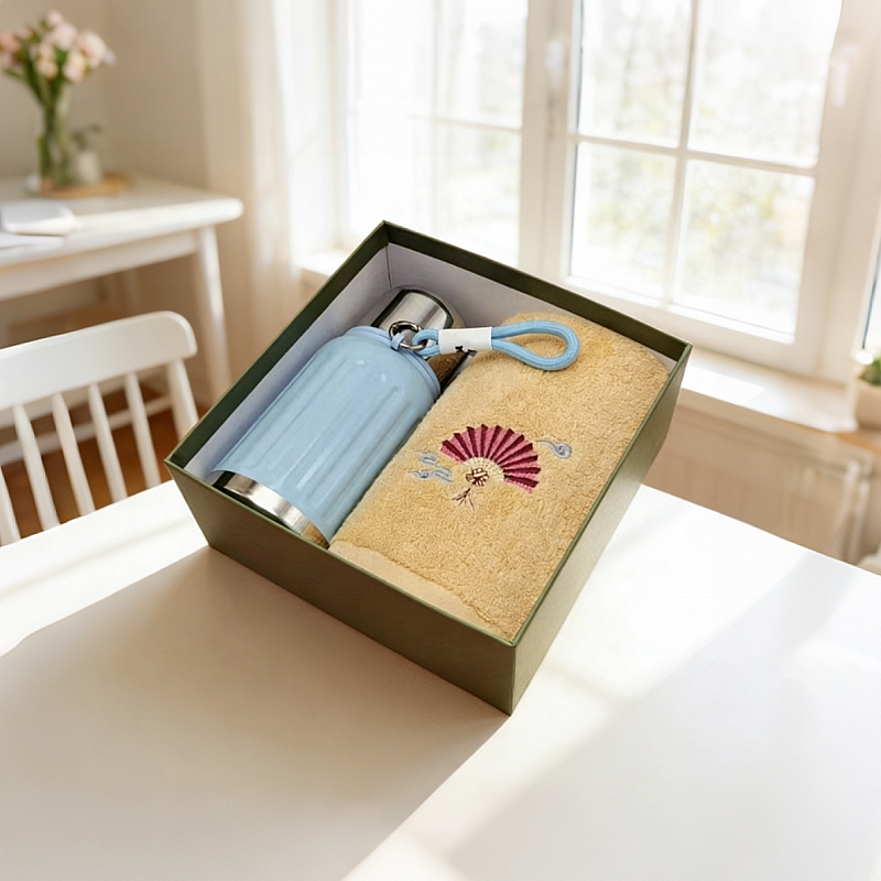 UPZO轻奢保温杯毛巾套装A9B14X