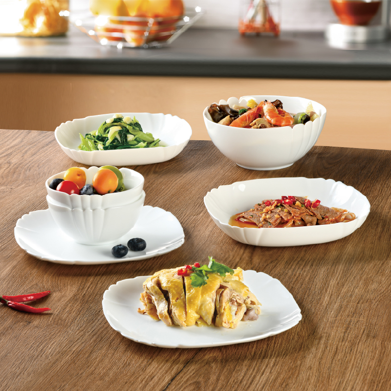 乐美雅露特莎白玉餐具7件套V8371