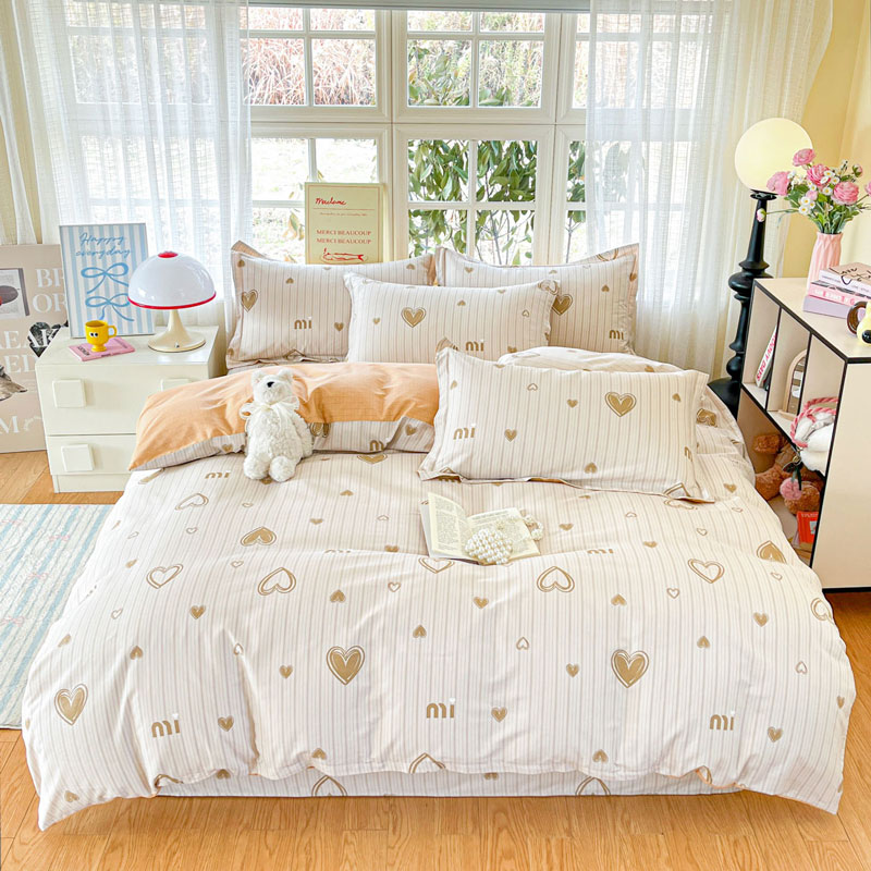 百丽安娜全棉经典四件套-柠檬心愿