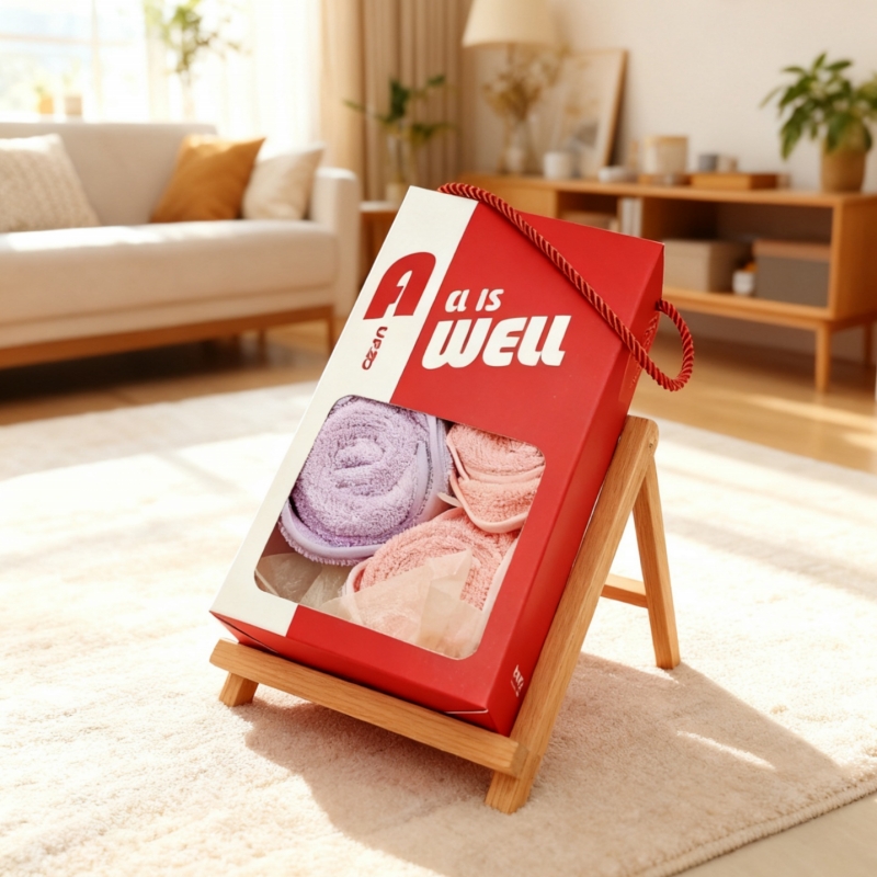 花团锦簇毛巾礼盒（三条装）HXWY-03