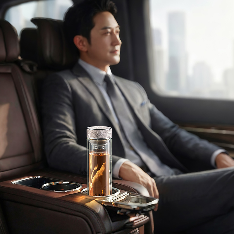 苏泊尔纯钛耐热玻璃杯400ML