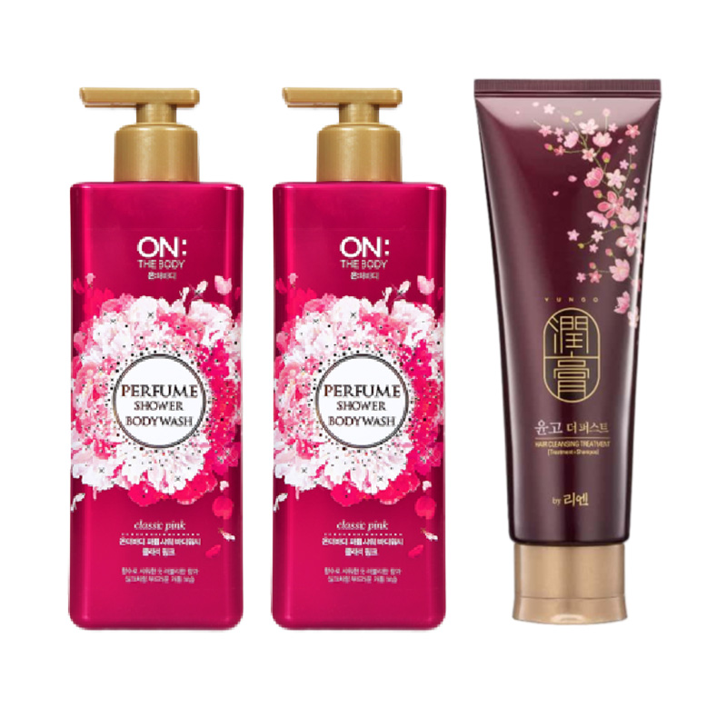 安宝笛守护爱恋沐浴露500g*2瓶+睿嫣舒盈洗发水250ml