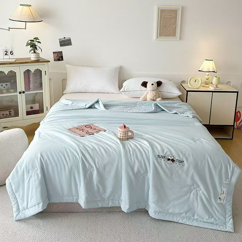 花花公子-家纺-春夏新款绫锦棉提花夏被