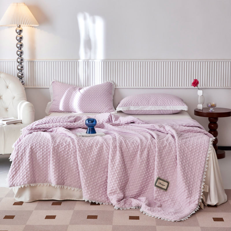 蕊丝坊家纺泡泡纱韩式夏被150*200cm