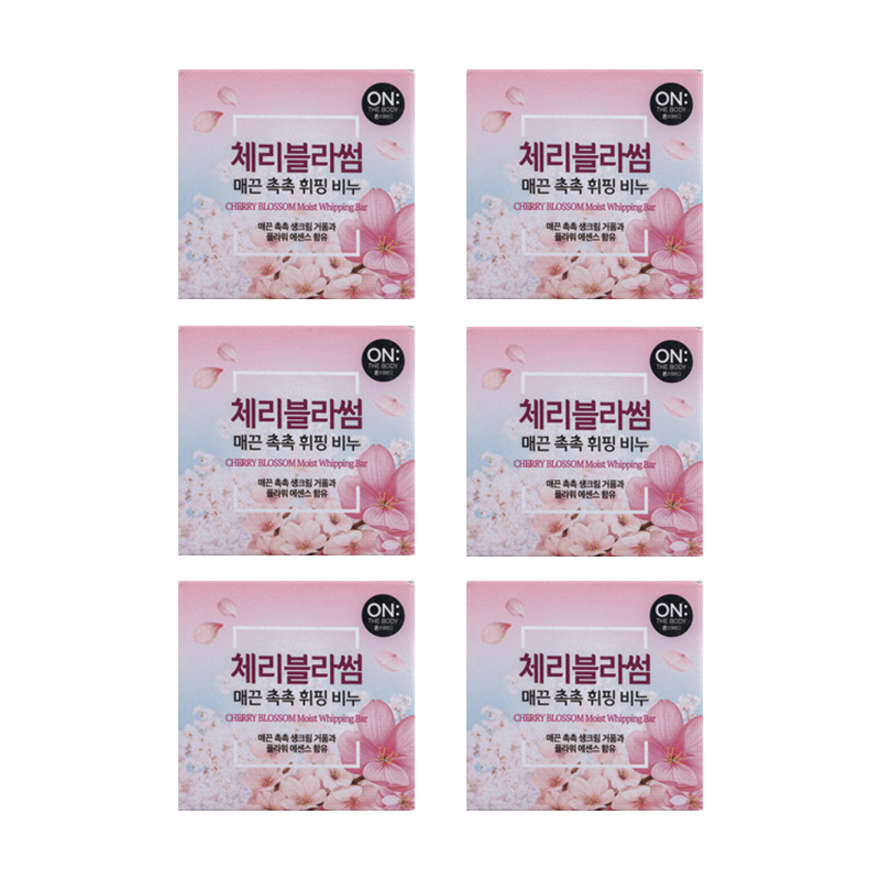 安宝笛樱花味香皂90g*6块丰富泡沫滋润