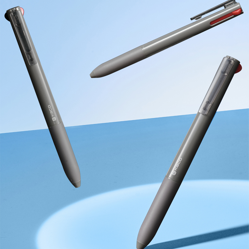 KACO三合一多功能笔（红笔黑笔自动铅）支持logo定制