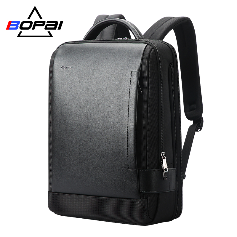 博牌简约商务双肩包可扩容背包AL-751-006631A新