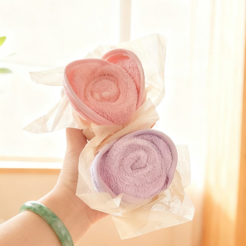 优品尚竹花香物语毛巾HXWY-01（一盒一朵）