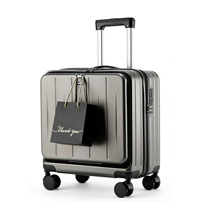 SWICKY方形18寸商务旅行登机行李拉杆箱6108