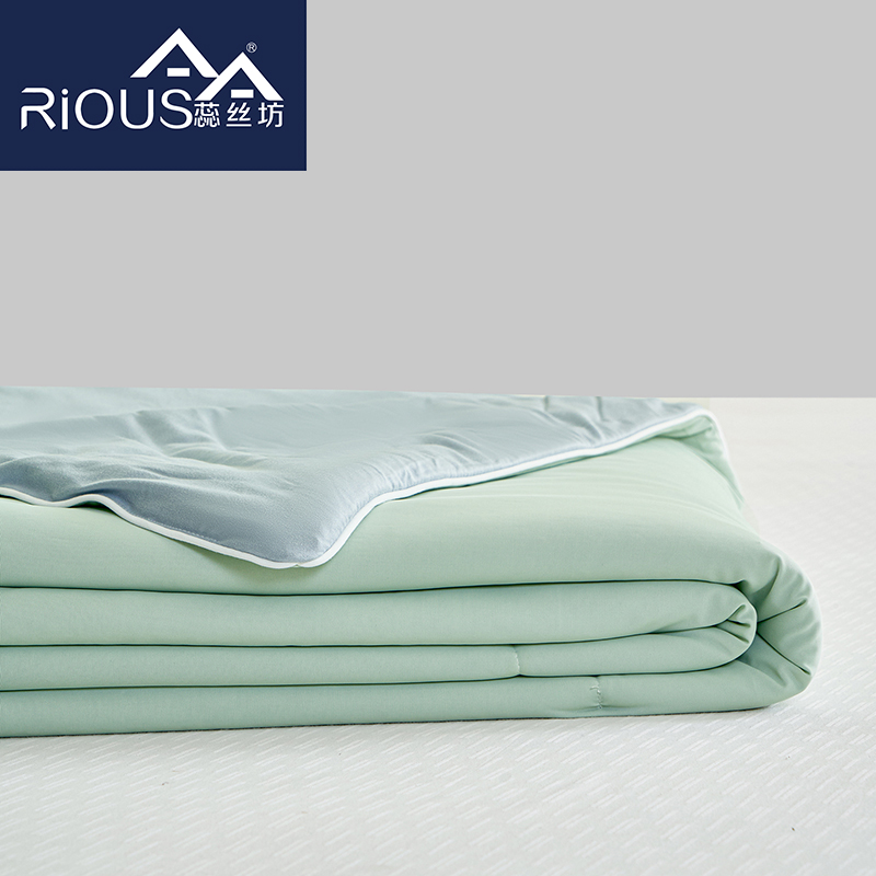 蕊丝坊家纺高克重凉感针织双面深睡夏凉被150*200cm