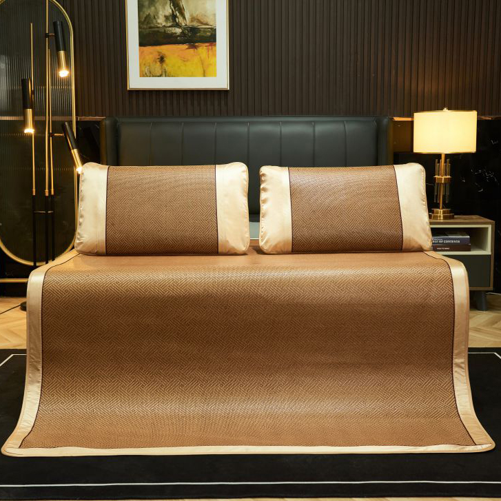 蕊丝坊家纺清凉藤席全包心双面席三件套150*200cm