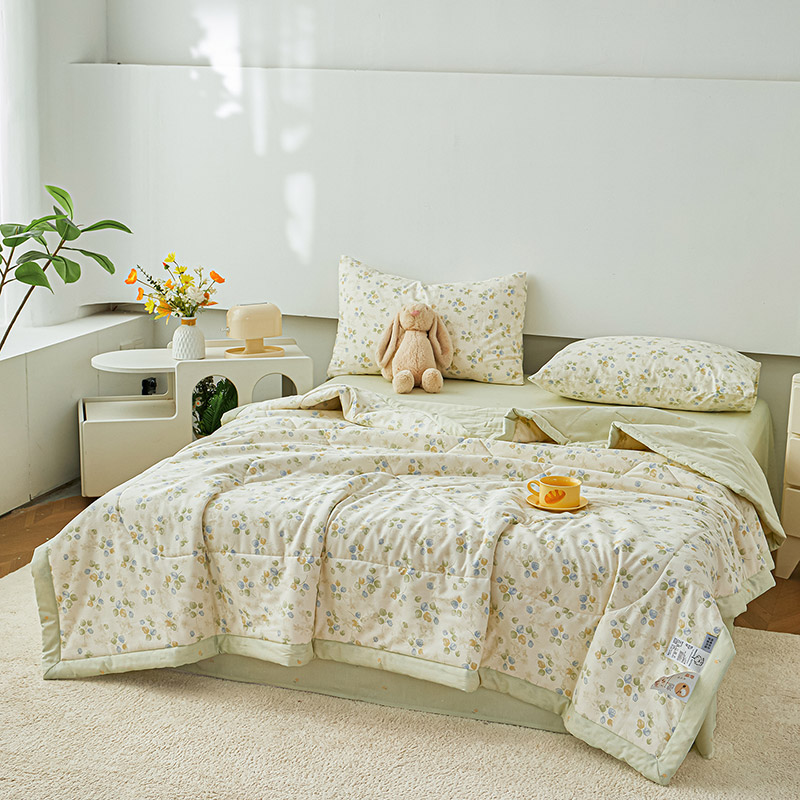 亿瞬间全棉印花棉花夏被